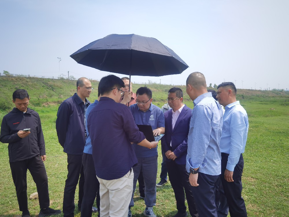 长沙市生态环境局实地调研 湘江库区蓝藻水华监控预警和防治能力建设项目